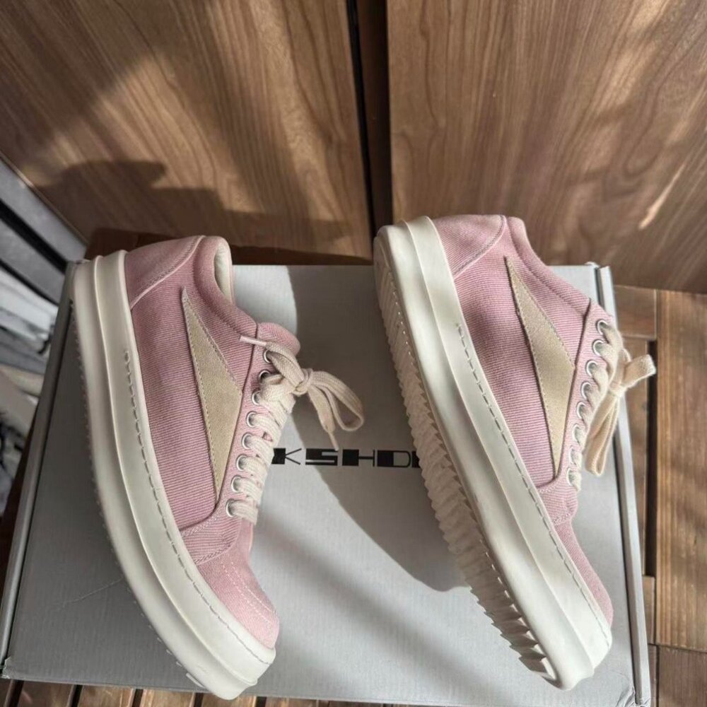 Rick owens vans Vintage Low vans pinky and suede low-top trainers